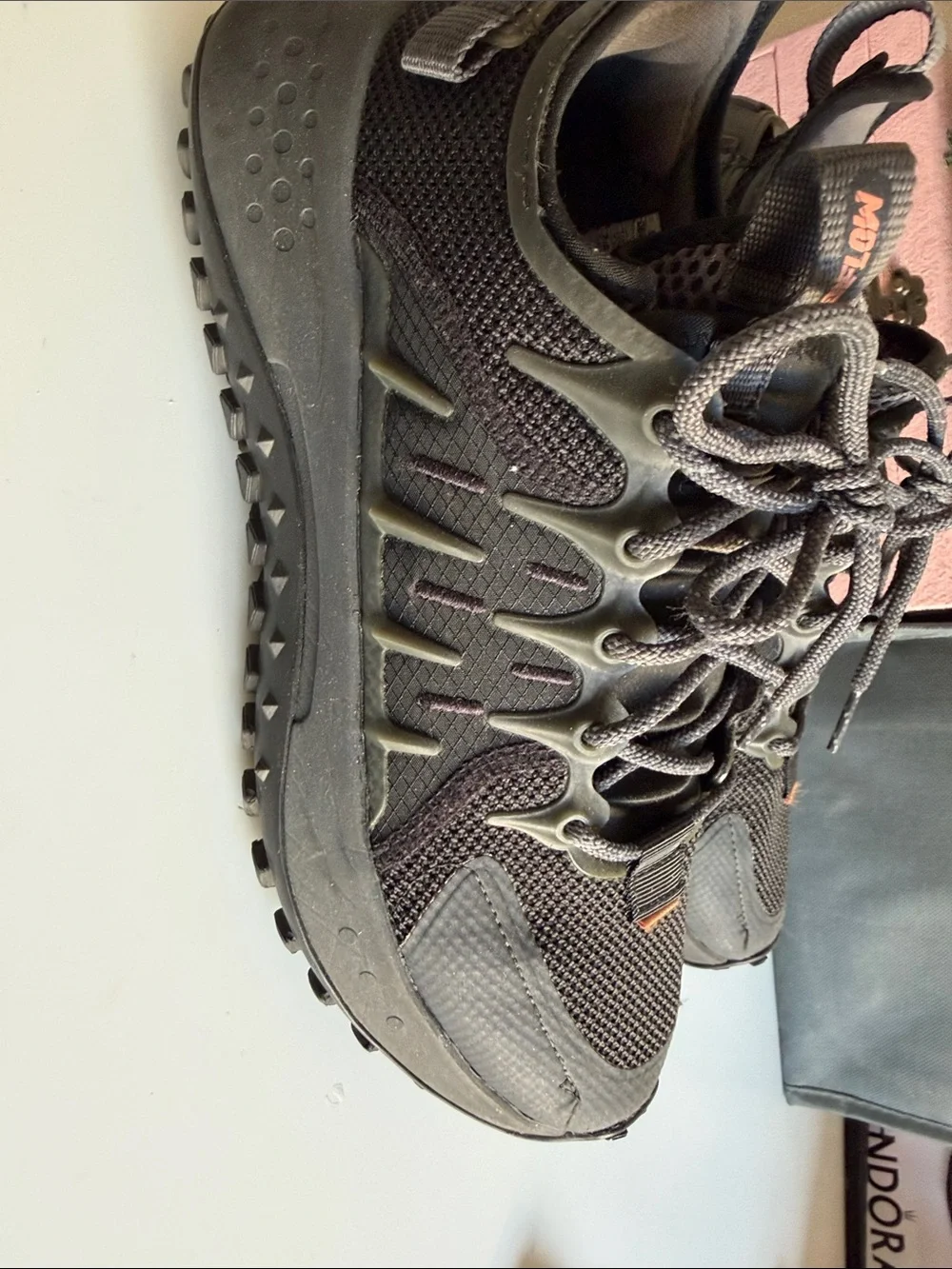 Men's Grey Athletic Trail Sneakers